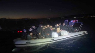 Bodrumda 17 düzensiz göçmen kurtarıldı