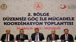 Bölge valileri düzensiz göçle mücadele için Erzurumda toplandı