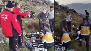 Burdur’da mantar toplarken düşüp yaralanan kişi ekiplerce hastaneye kaldırıldı