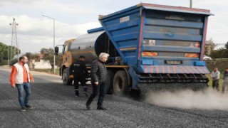 Burhaniyede bağlantı yolu kullanıma açıldı