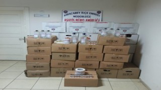 Bursa Karacabeyde yılbaşı öncesi sahte içki operasyonu