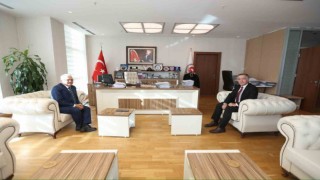 Büyükkılıçtan 1. İdare Mahkemesi Başkanı Ayrancıya ziyaret