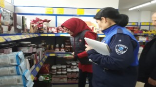 Canikte marketlere sıkı denetim