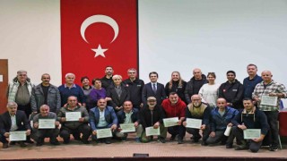 Çeşmedeki muhtarlar afet eğitimini tamamladı