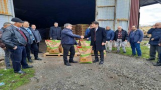 Çiftçilere yüzde elli hibe destekli 26 ton buğday tohumu dağıtıldı