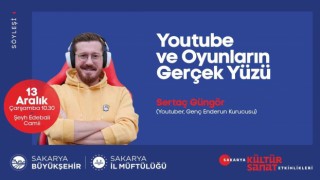 Çocuklar ‘Youtube ve Oyunların Gerçek Yüzü konulu söyleşide buluşacak