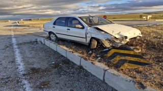 Çorumda trafik kazası: 1 yaralı