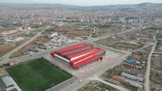 Çorumda yapımı tamamlanan spor salonu güreş şampiyonası ile hizmete girecek
