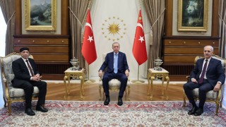 Cumhurbaşkanı Erdoğan, Libya Temsilciler Meclisi Başkanı Salih ile görüştü