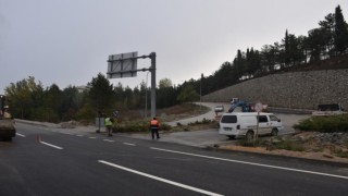 Devam eden yol çalışmaları trafiğin akışını etkiledi