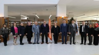 Durmuş Günay Kütüphanesine erişilebilirlik bayrağı