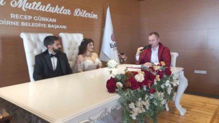 Edirnede 12.12 tarihinde 8 nikah kıyıldı