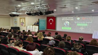 Eğitimci yazar Erdoğan, Ortacada öğrencilerle buluştu