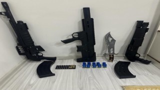 Elazığda tüfek ve tabanca ele geçirildi