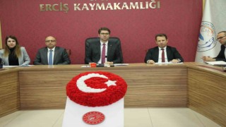 Ercişte “Aile İçi ve Kadına Yönelik Şiddetle Mücadele Koordinasyon Toplantısı” yapıldı
