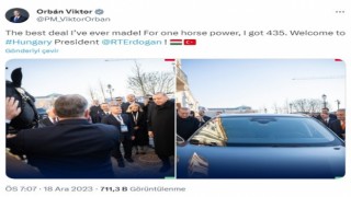 Erdoğanın Togg hediye ettiği Orbandan güldüren paylaşım