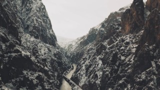 Erzincandaki masalsı kanyonlar turizmcileri cezbediyor