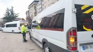 Eskişehirde okul servislerine denetim