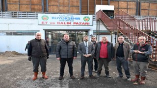 Et ve balık pazarı esnaflarından Başkan Gürkana teşekkür