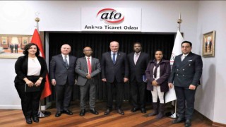 Etiyopya Ankara Büyükelçisi Mahmud, ATO Başkanı Baranı ziyaret etti