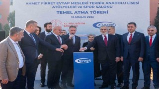 Evyapın, Ahmet Fikret Evyap adına Tuzlada yaptıracağı Mesleki ve Teknik Anadolu Lisesinin temeli atıldı