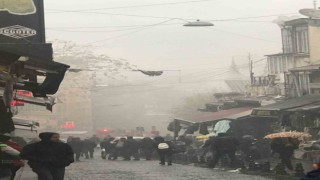 Fatihte 6 katlı handa yangın paniği