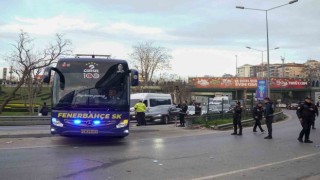 Fenerbahçe kafilesi stada ulaştı
