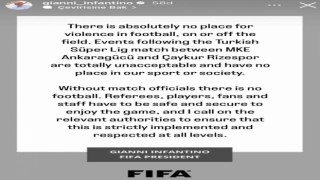 FIFA Başkanı Infantino, Halil Umut Melere yapılan saldırıyı kınadı