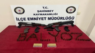Gaziantepte 2 tüfek ile 1 tabanca ele geçirildi