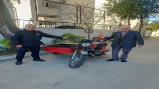 Gaziantepte 22 yıl önce çalınan motosiklet bulundu