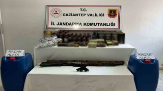 Gaziantepte 300 litre kaçak alkol ele geçirildi