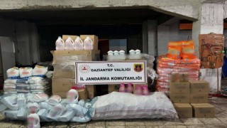 Gaziantepte 3,5 milyon TLlik sahte deterjan ele geçirildi