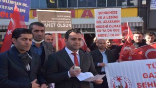 Gaziler ve Şehit Aileleri Vakfı HDP önünde basın açıklaması yaptı