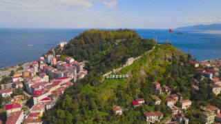Giresun Kalesine ziyaretçi akını