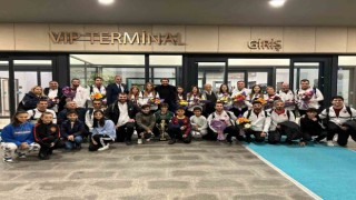 Golbol Milli Takım kafilesi İstanbul'a geldi
