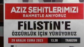 HAK-İŞ Filistine destek için Trabzonda miting düzenleyecek