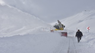 Hakkaride karla mücadele çalışması