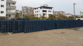 Hatay Büyükşehir Belediyesi, zeytin üreticilerine ücretsiz zeytin kasası dağıtıyor