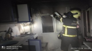 Hatayda bir evde yangını çıktı