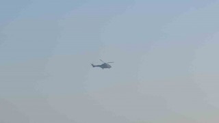 Hatayda sınırın sıfır noktasında askeri helikopter hareketliliği