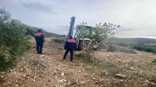 Hazine arazisinde izinsiz yer açarken yakalandı