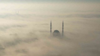 İstanbulda büyüleyici sis manzarası havadan görüntülendi