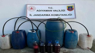 Jandarma Adıyamanda kaçak içki ele geçirdi