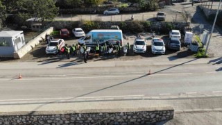 Jandarma, önce kask sonra eğitim verdi