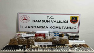 Jandarma tütün mamulleri ele geçirdi