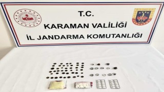 Jandarmadan tarihi eser ve uyuşturucu operasyonu