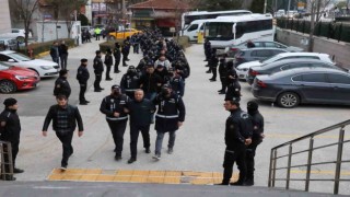 Kafes-18 Operasyonunda 20 şüpheli adliyede