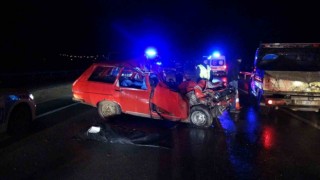 Kamyona arkadan çarpan otomobilde hayatını kaybedenlerin isimleri belli oldu