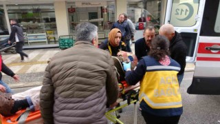 Kamyonetin çarptığı 83 yaşındaki bisikletli ağır yaralandı