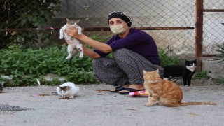 Kanser hastası kadına hayvan bakımı iyi geliyor